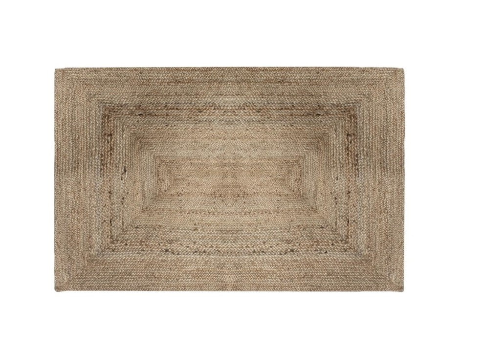 Tapis rectangle jute