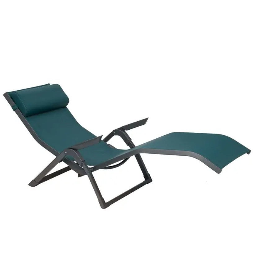 Transat empilable en texaline bleu