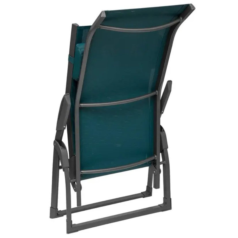 Transat empilable en texaline bleu