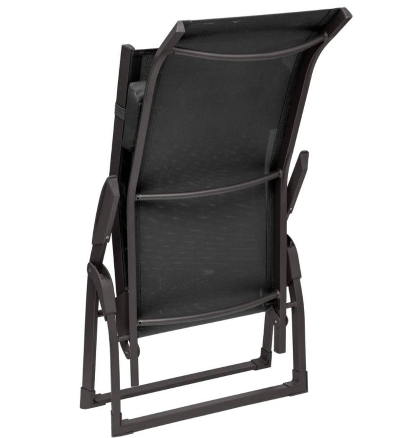 Transat empilable en texaline gris