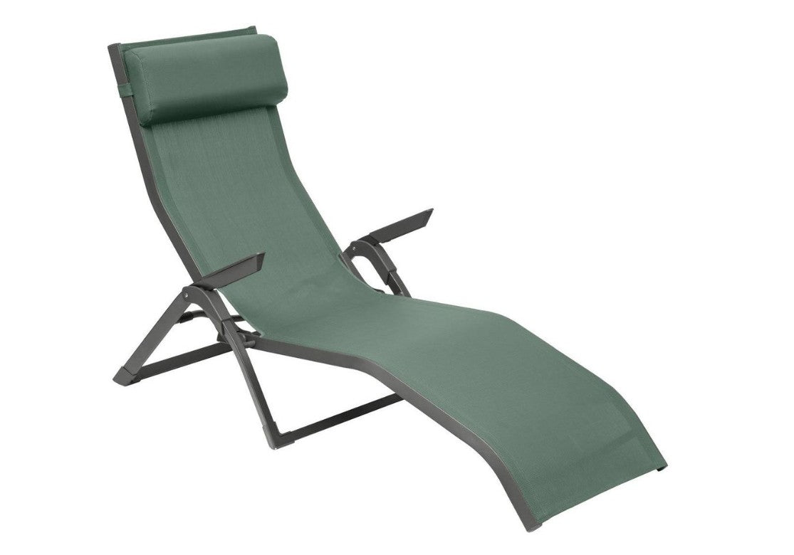 Transat empilable en texaline olive