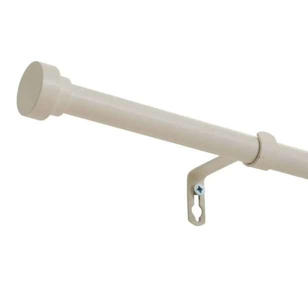 Tringle à rideau crème 122cm